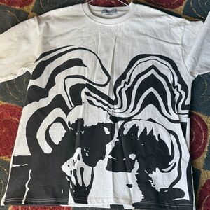Aelfric Eden Monochrome Wave Graphic Tee
